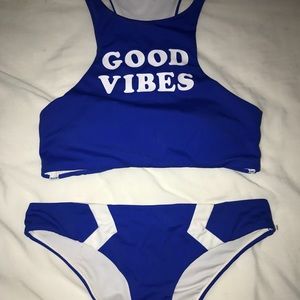 Pink Victoria Secret Good Vibes Bikini